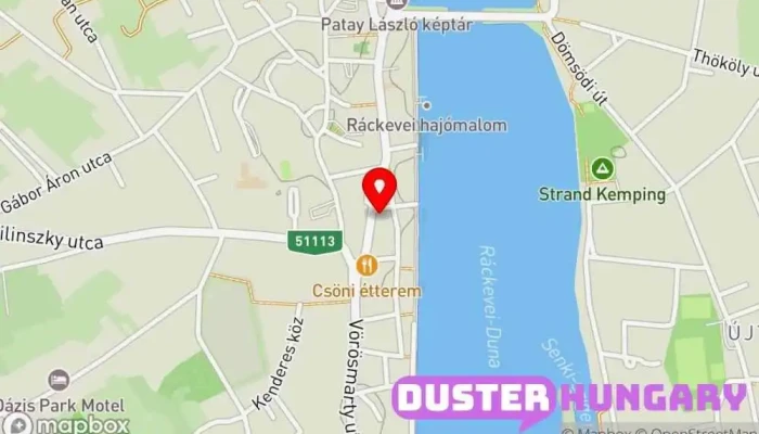 térkép Ráckeve Város Szakorvosi Rendelőintézet, I. épület Egészségügyi központ ban Ráckeve