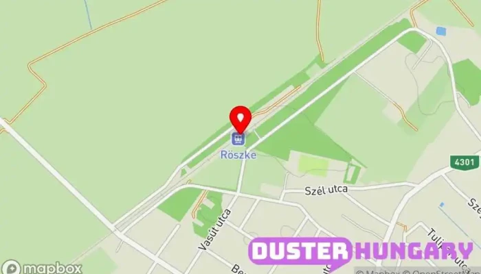 térkép Röszke vasútállomás Vasúti szolgáltatások ban Röszke