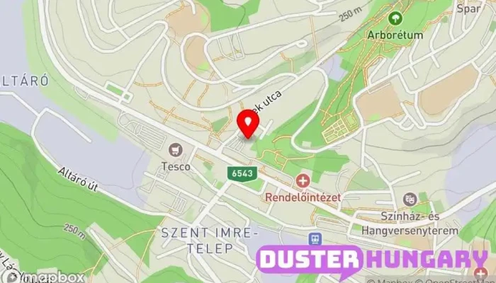 térkép Rotari Vésnök, Nyomda, Fénymásolószalon, Papírbolt ban Komló