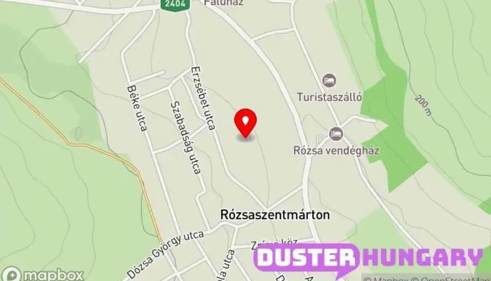 térkép Rózsaszentmárton  ban Rózsaszentmárton