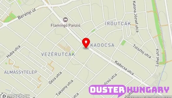 térkép SA Szerkezet Kft  ban Székesfehérvár