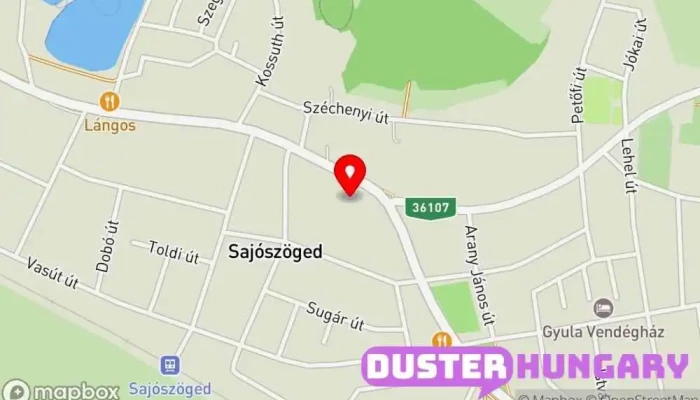 térkép Sajószöged  ban Sajószöged