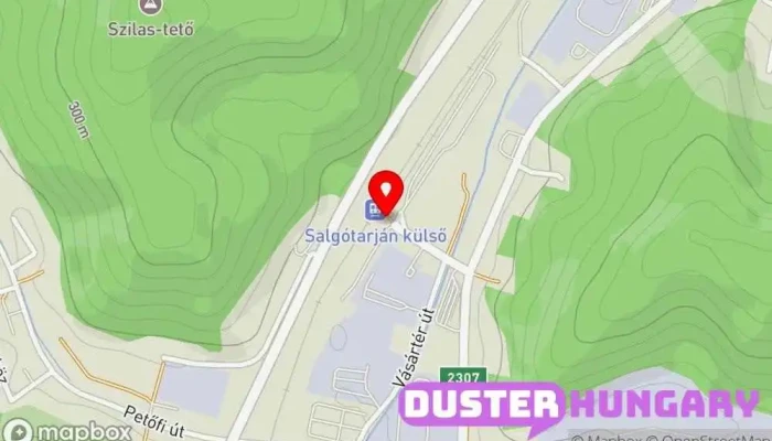 térkép Salgótarján-külső Vasútállomás ban Salgótarján