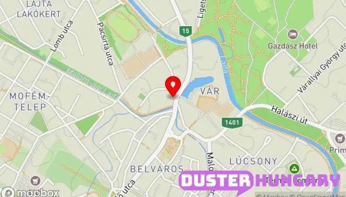 térkép San-Therm Bt. Építőanyagokat forgalmazó üzlet ban Mosonmagyaróvár