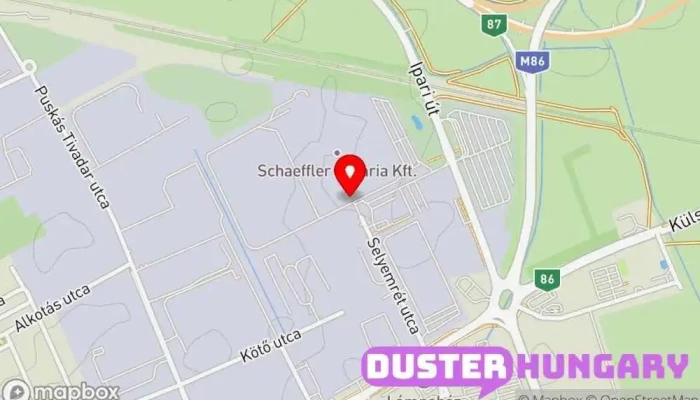 térkép Schaeffler Savaria Kft. Autóalkatrész-gyártó ban Szombathely