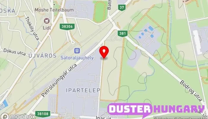 térkép Schema Kft Autójavító ban Sátoraljaújhely