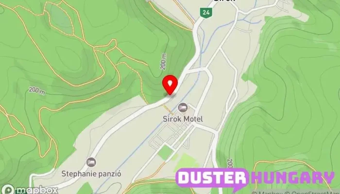 térkép Sirok, Nyírjes út (lakótelepi átjáró) Buszmegálló ban Sirok