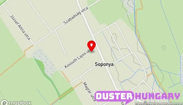 térkép Soponya  ban Soponya
