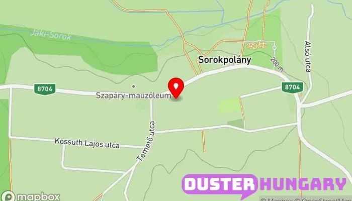 térkép Sorokpolány  ban Sorokpolány