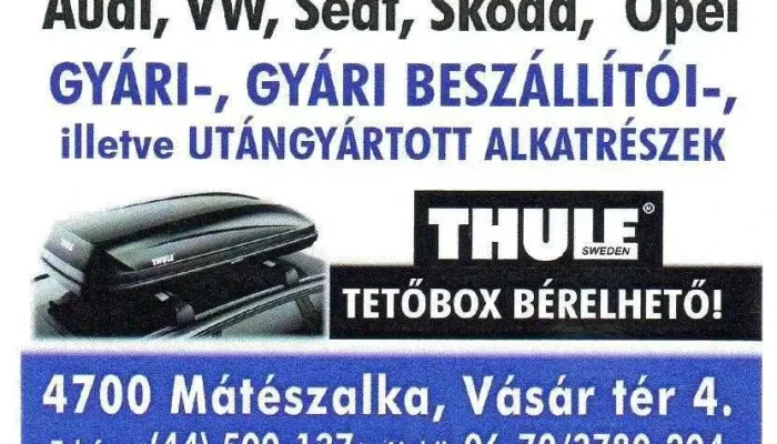 Szalka Auto Kft A Tulajdonostol - Mátészalka