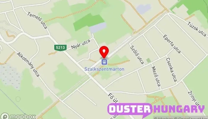 térkép Szalkszentmarton vasútállomás Vasúti szolgáltatások ban Szalkszentmárton