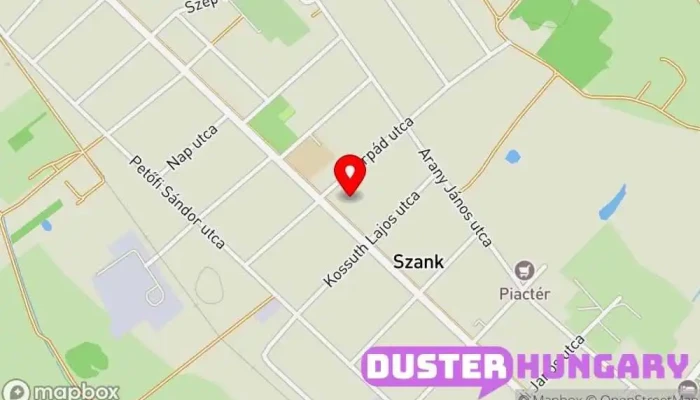 térkép Szank  ban Szank