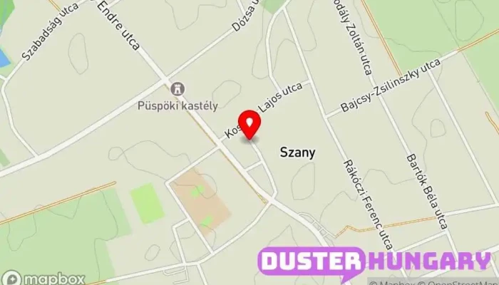 térkép Szany  ban Szany