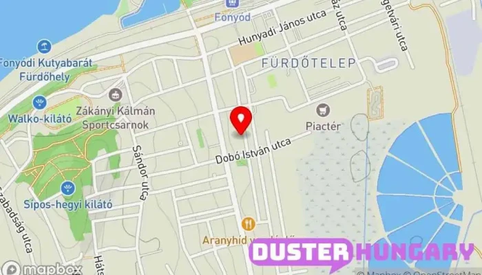 térkép Szász László Autójavító ban Fonyód