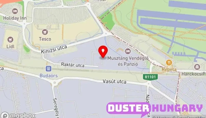 térkép SZB Szervíz Autójavító ban Budaörs