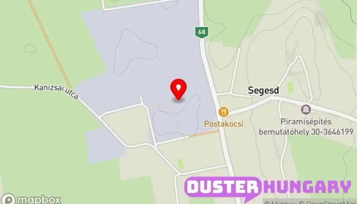 térkép Széchenyi kastély Kastély ban Segesd