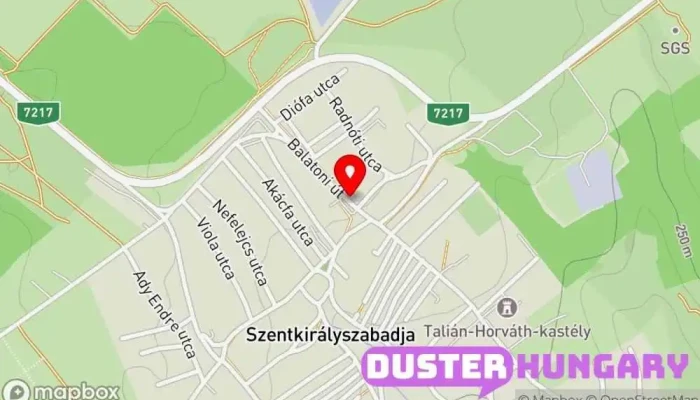 térkép Szentkirályszabadja, autóbusz-váróterem Buszmegálló ban Szentkirályszabadja