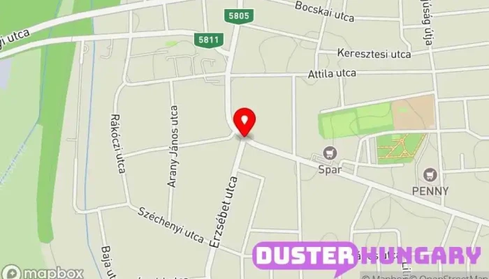térkép Szentlőrinc  ban Szentlőrinc