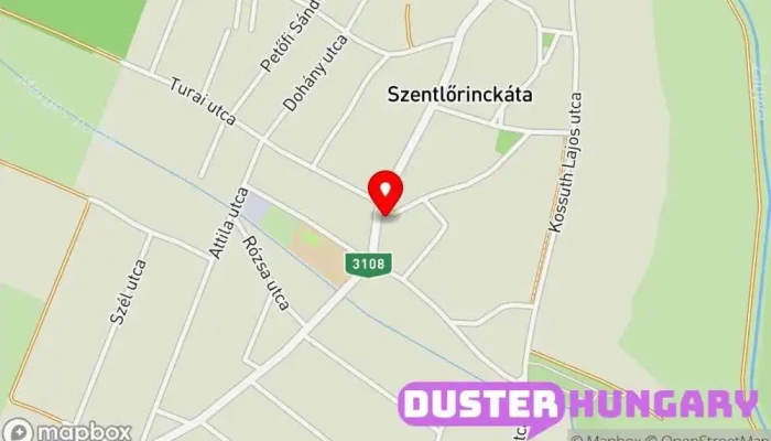 térkép Szentlőrinckáta  ban Szentlőrinckáta