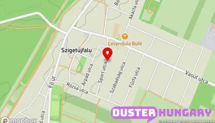 térkép Szigetújfalu  ban Szigetújfalu