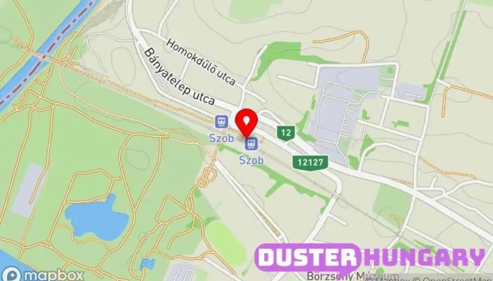 térkép Szob vasútállomás Megálló, Buszmegálló, Vasútállomás ban Szob