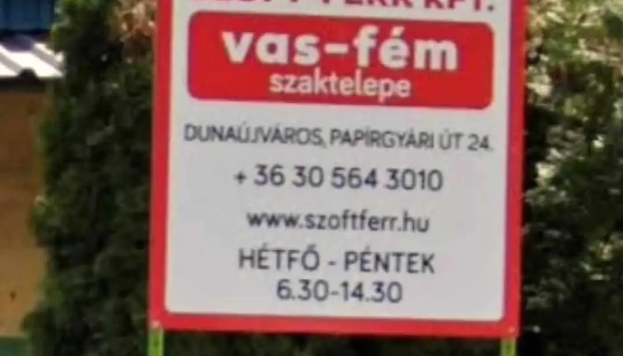 Szoft- Ferr Ipari és Kereskedelmi Szolgáltató Kft - Papírgyári Út 24