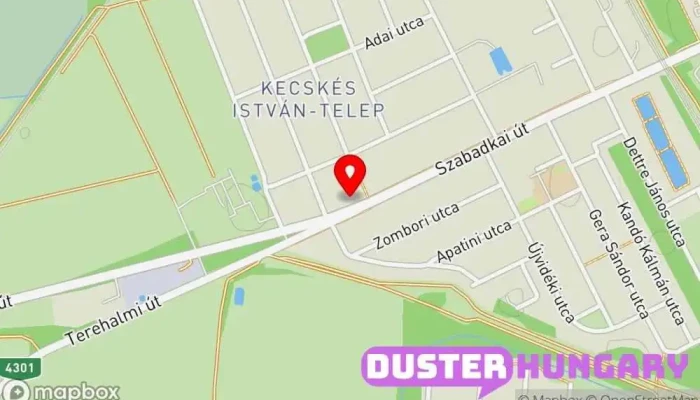térkép Szűcs András lakatos mester Autójavító ban Szeged