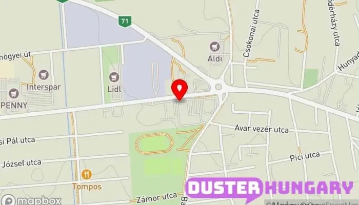 térkép T & V Kft. Meteor Autósbolt Autóalkatrész-üzlet ban Gyenesdiás
