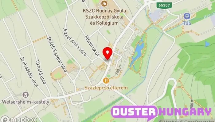 térkép Tabi Kormányablak Kormányzati hivatal ban Tab