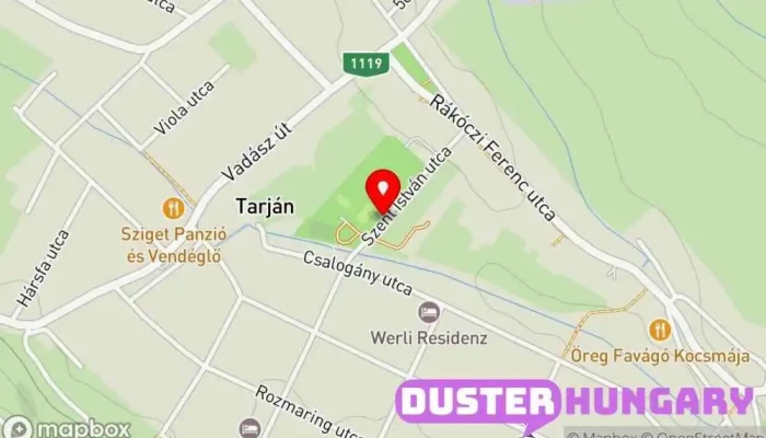 térkép Tarján  ban Tarján