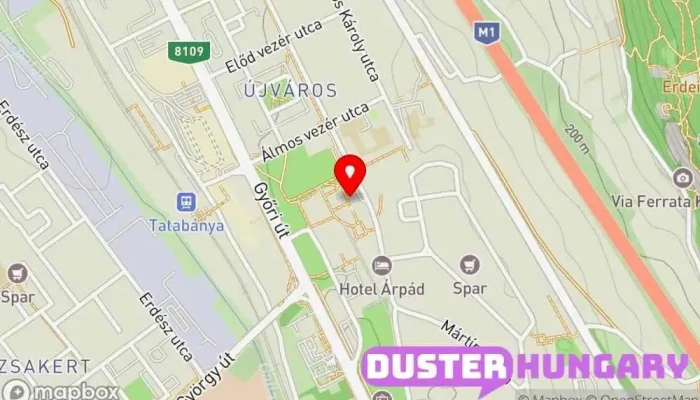 térkép Tatabánya Megyei Jogú Város Önkormányzata Önkormányzati hivatal ban Tatabánya