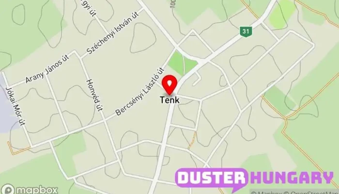térkép Tenk Kávézó ban Tenk