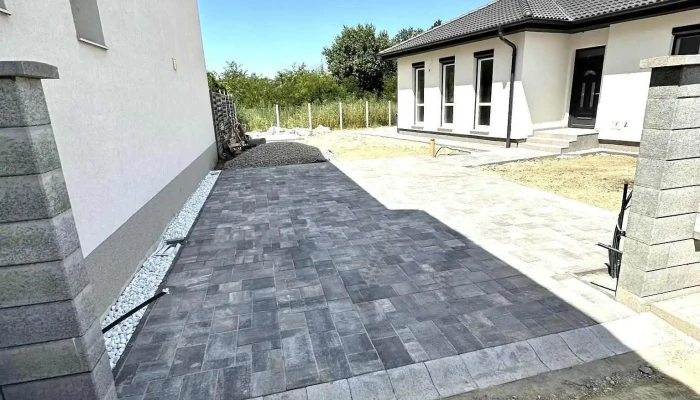 Térkővezés Kecskemét - Felsőcsalános