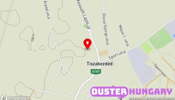 térkép Tiszabezdéd  ban Tiszabezdéd
