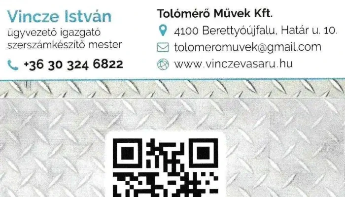Tolomero Muvek Kft A Tulajdonostol - Berettyóújfalu
