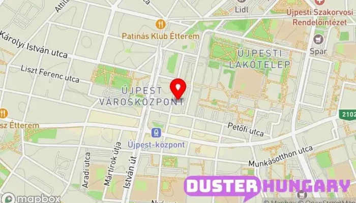 térkép Tóth és Társa Bt Tetőfedő ban Budapest