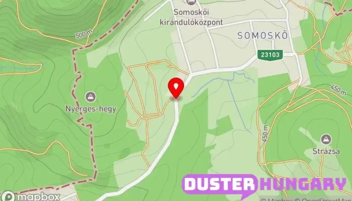 térkép Üdvözlőtábla és Szent kereszt a hazatért falunak. Turistalátványosság ban Salgótarján