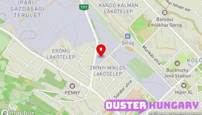 térkép Unitherm Bt. Acélgyártó ban Dorog