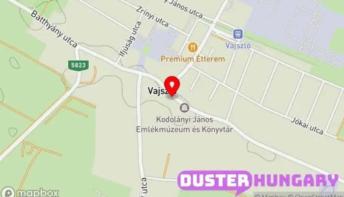 térkép Vajszló  ban Vajszló
