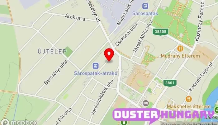térkép Vár Kereskedelmi Kft. Építőanyagokat forgalmazó üzlet ban Sárospatak