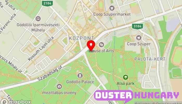 térkép Várkapitányi lak Történelmi jelentőségű hely ban Gödöllő