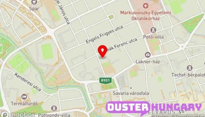 térkép Vas Vármegyei Szakképzési Centrum Iskola ban Szombathely