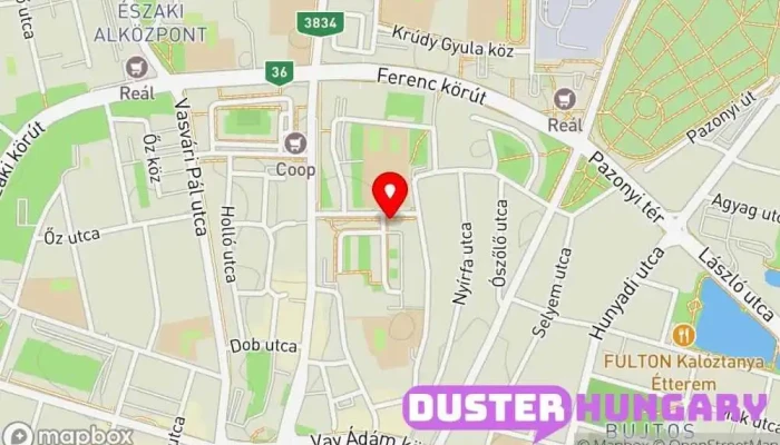 térkép Vasfém-Forg-Ker Kft.  ban Nyíregyháza