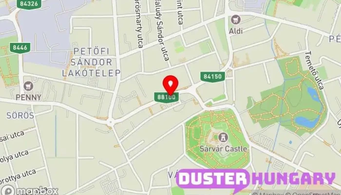 térkép Vasi Stahl Bt. Gazdabolt, Áruház, Kulcsmásolás, Szerszámbolt ban Sárvár