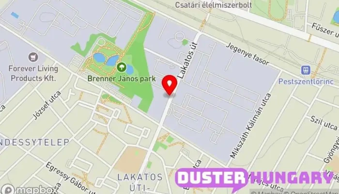 térkép VBH Budapest Kft. Ajtógyártó, Bolt ban Budapest