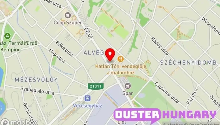 térkép Vékony Péter E.V Autószerelő ban Veresegyház