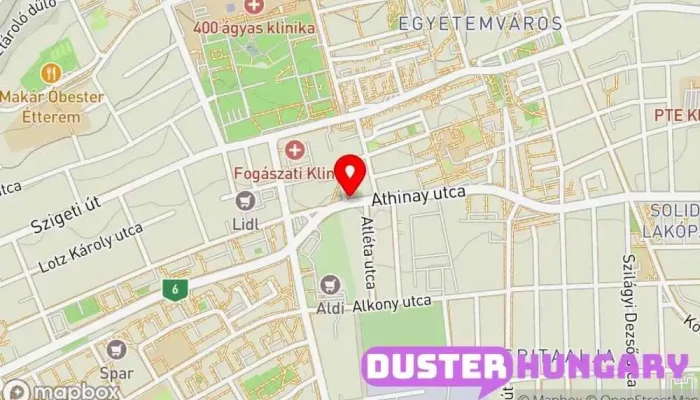 térkép WÁGNER ZOLTÁN E.V. Hegesztő, Lakatos, Esztergaműhely ban Pécs