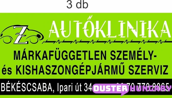 Z -  Autoklinika A Tulajdonostol - Békéscsaba