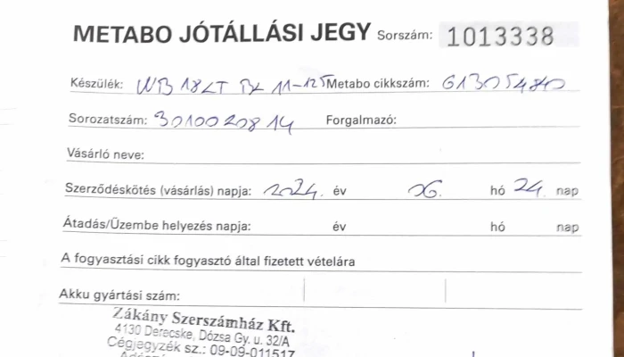 Zakany Szerszamhaz Kft   Szerszambolt Cim - Derecske