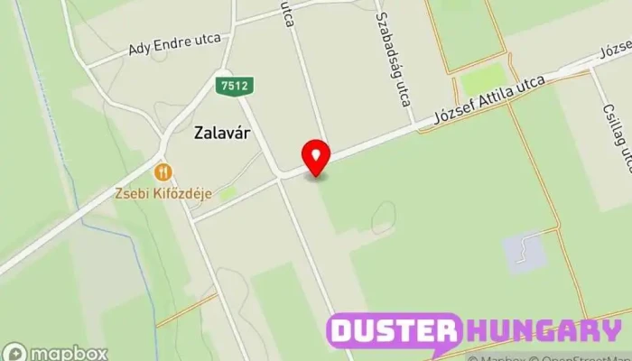 térkép Zalavár  ban Zalavár